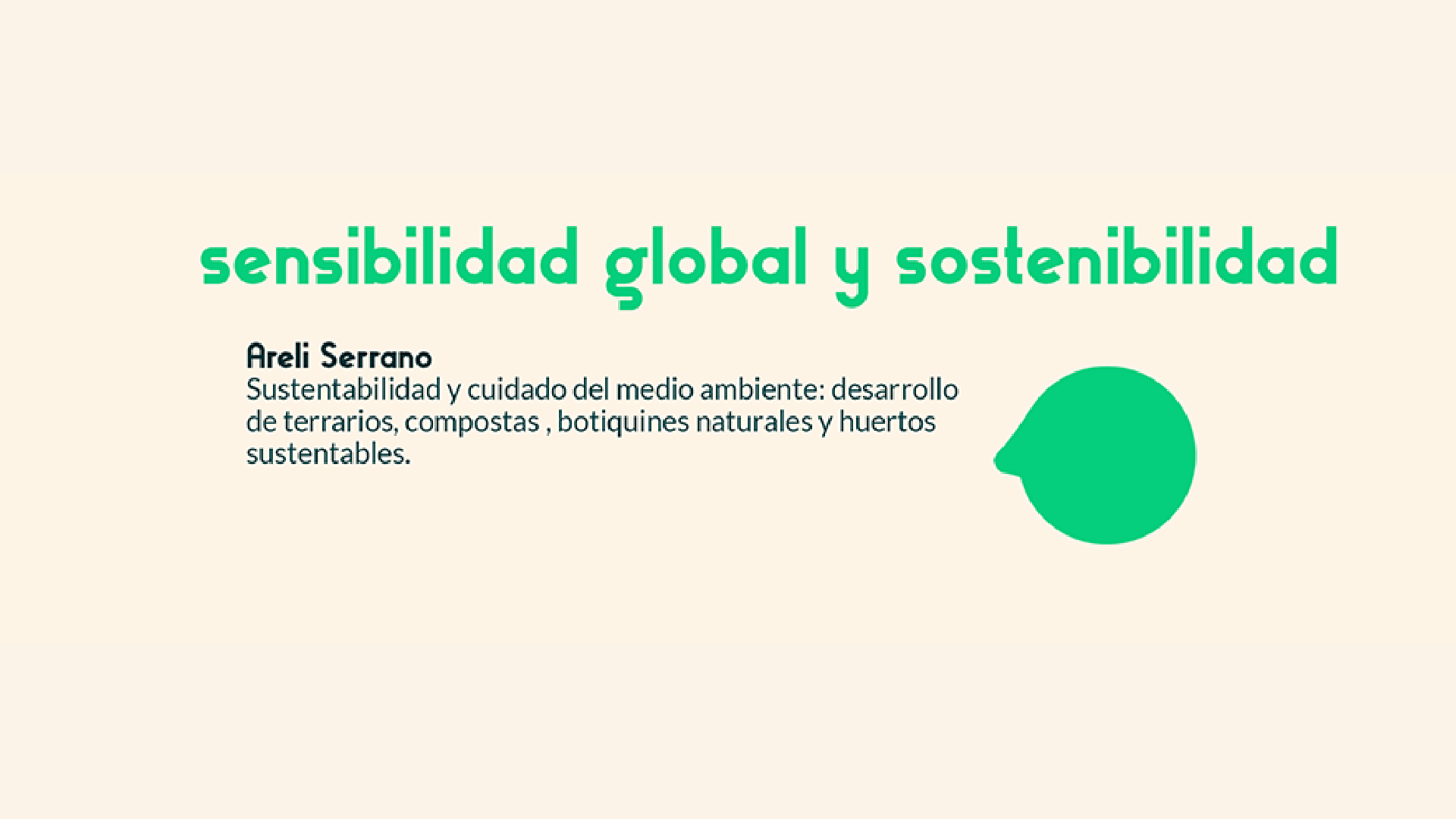 Profesionales de sensibilidad global y sostenibilidad